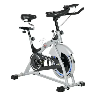 HOMCOM Cycling Exercise Bike LCD Monitor 15KG Flywheel Adjustable Seat & Handle