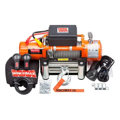 13,500lb 12V Winch. 26m x 9.5mm Steel Rope.