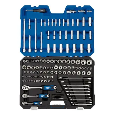 Draper Expert HI-TORQ® Combined MM/AF Socket Set, 1/4"", 3/8"" and 1/2"" Sq. Dr. (150 Piece)