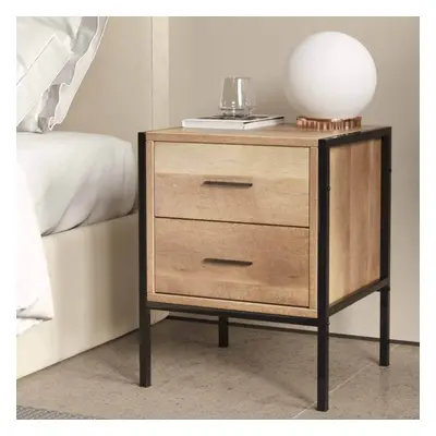 Bedside Table Unit Cabinet Nightstand with Drawers