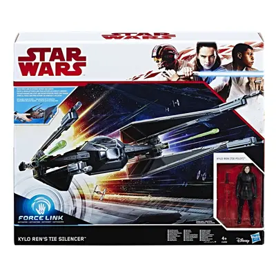 STAR WARS Force Link Kylo Ren's TIE Silencer and Pilot Figure