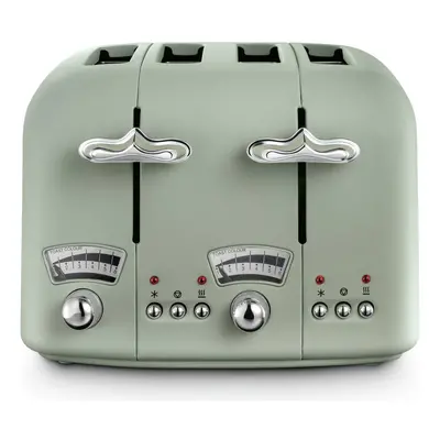 De'Longhi CTO4 Argento Flora Slice Toaster - Green