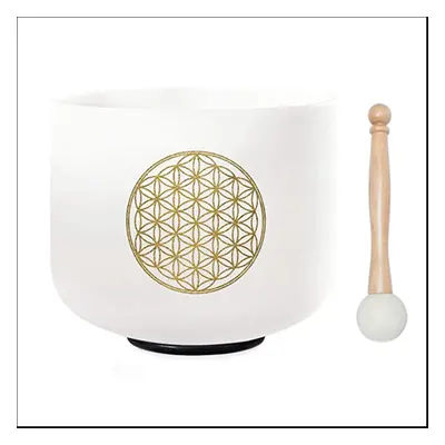 528HZ Inch Flower Of Life Crystal Singing Bowl Meditation Sound Bath Sound Healing Chakra Singin