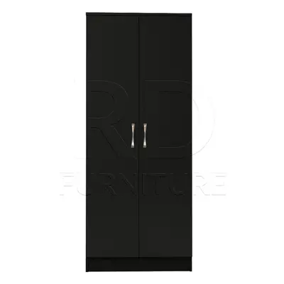 Ready assembled Classic Door Wardrobe Black