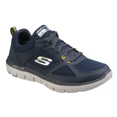 New Mens/Gents Navy/Lime Skechers Flex Advantage Lace Ups Trainers UK Size