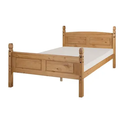 Corona 4'0 High Foot End Bed Frame Solid Pine Furniture