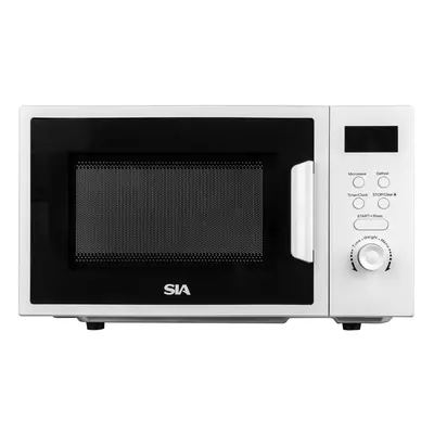 20L Microwave In White, Digital Display, 700W, Auto-Functions - SIA FDM21WH