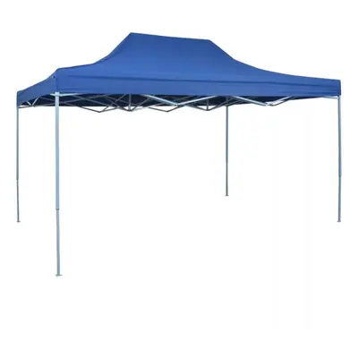 vidaXL Foldable Tent Pop-Up 3x4.5m Blue Outdoor Garden Gazebo Canopy Marquee