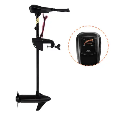 24V Electric Trolling Motor 86LBS Transom Mounted Speeds Trolling Motor