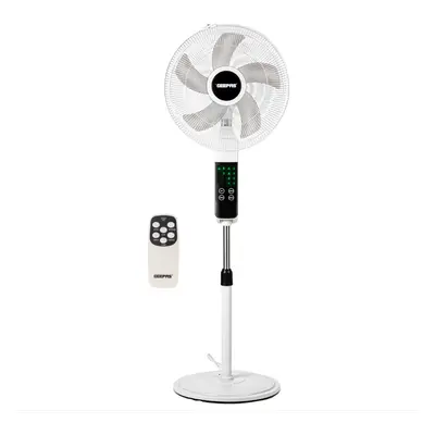 Geepas 16inch Pedestal Fan with Remote Control 60W, Free-Standing