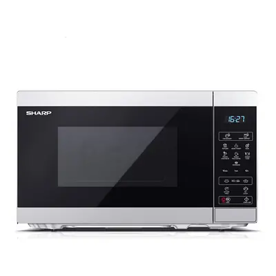 Sharp YC-MS02U-S Silver 800W with Power Levels & Preset Cooking Options