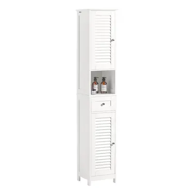 SoBuyÂ® FRG236-W, Free Standing Tall Bathroom Cabinet Storage Cupboard