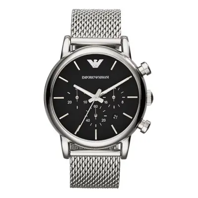 Emporio Armani AR1811 Watch Silver Black Man