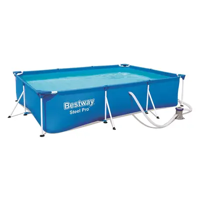 Bestway Steel Pro Swimming Paddling Pool Set 9'10" x 6'7" x 26"