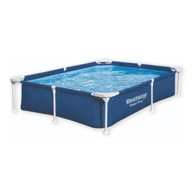 Bestway 7.3ft Steel Pro Rectangular Pool Set - Blue