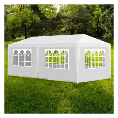 vidaXL Party Tent 3x6m with Walls White Patio Garden Gazebo Marquee Pavilion