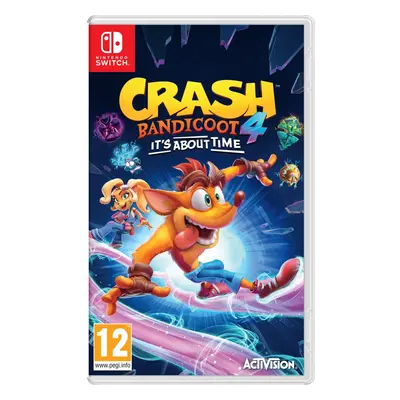 Crash Bandicoot It's About Time Nintendo Switch Game