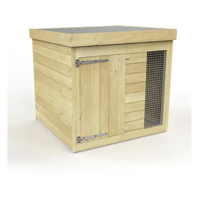 4ft x 4ft Dog Kennel & Run Treated Timber Fast & Free Day Delivery