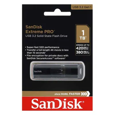 SanDisk Extreme PRO 1TB USB 3.2 Solid State Flash Drive