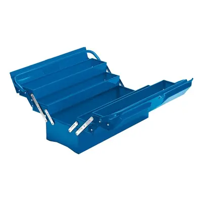 Extra-Long Four Tray Cantilever Tool Box, 495mm, Blue