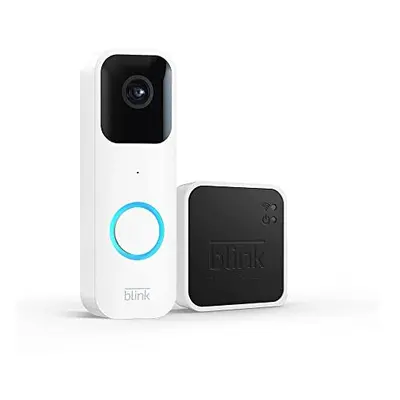 Blink Video Doorbell + Sync Module | Two-way audio, HD video, motion and chime app alerts, easy 