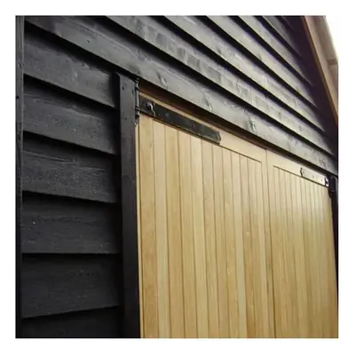 Black Painted Softwood Featheredge (L) 3.6m (W) 175mm (T) 22mm Pack of pieces (1 bundle)