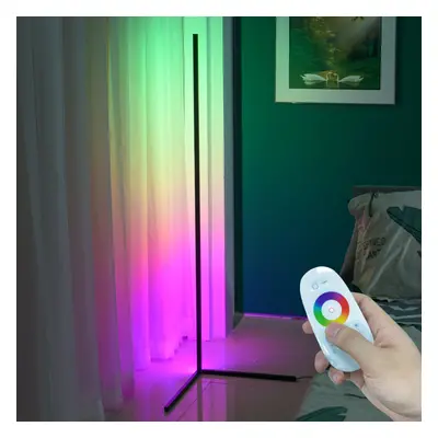 RGB Colour Changing LED Corner Floor Lamp 140CM Height