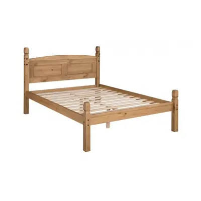 Corona 5'0" Low Foot End Bed Frame Solid pine Bedroom Furniture