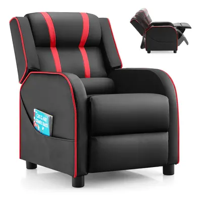 Kids Recliner Chair Ergonomic PU Leather Sofa Upholstered Armchair