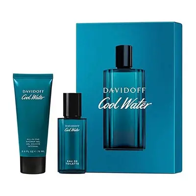 Davidoff Cool Water Mens 40ml 75ml Shower Gel 2PC Gift Set