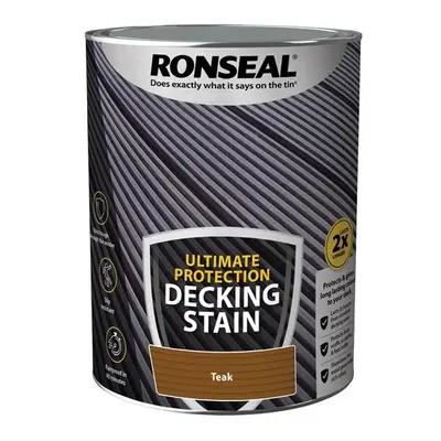 Ronseal Ultimate Protection Decking Stain Rich Teak litre