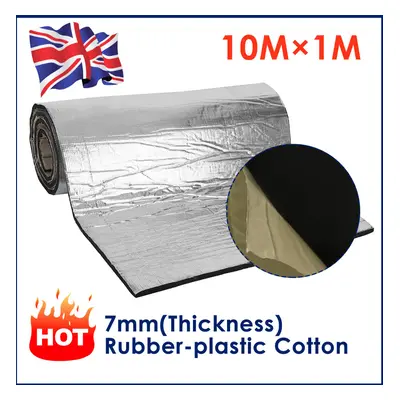 10m Camper Van Insulation Foam Sound Proof Floor Roof Deadening 7mm