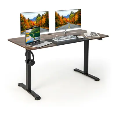 140 x cm Height Adjustable Standing Desk with Motor Ergonomic Table