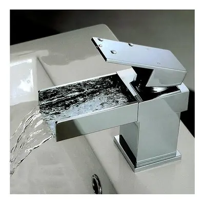 Laura Contemporary Waterfall Basin Sink Single Lever Mono Mixer Tap