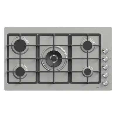 EL010 - 90cm Built-in Gas Hob - Burners - Cast Iron Pan Supports