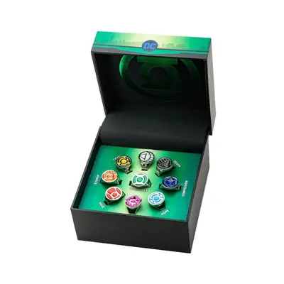 Green Lantern Collector All Lantern Corps Ring Set