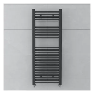 Bergen x 450mm Straight Grey Towel Radiator