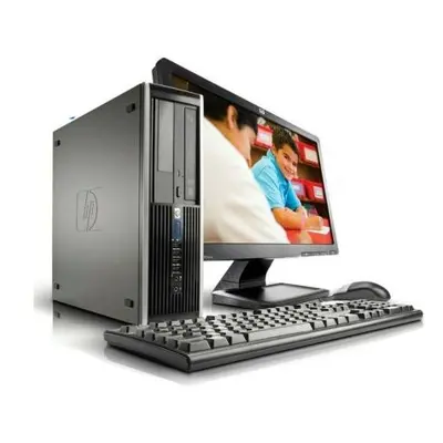 Dell Hp Pc Core I5 Set 8Gb 500Gb Hdd Win Pro 19" Monitor