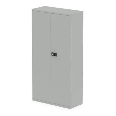 Qube 2dr Stat Cupboard 1850mm GY