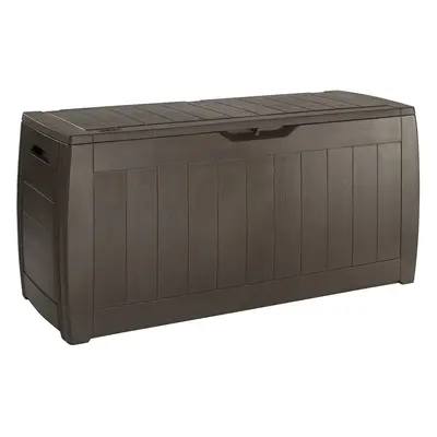 Keter Hollywood Storage Box - Brown | Plastic Storage Chest