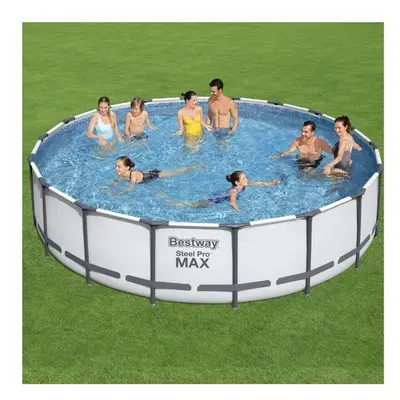 Bestway 18ft x 48in Steel Pro MAX Frame Pool Set