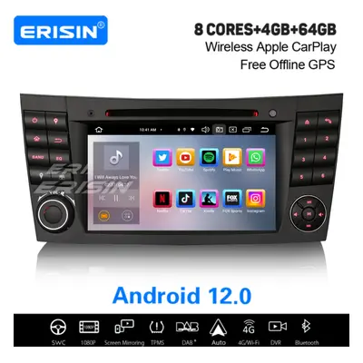 64GB 8-Core Android Car Stereo Mercedes BENZ E/CLS/G-Class W211 W463 CarPlay DAB+ Satnav WiFi