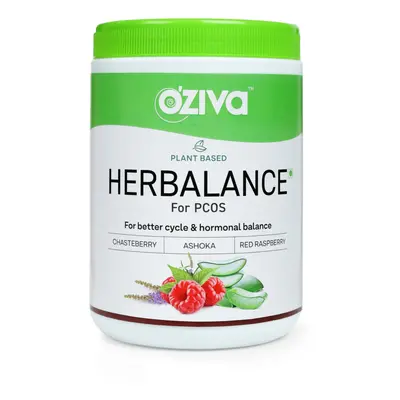 OZiva Plant based HerBalance for PCOS with ChasteBerry 250gm