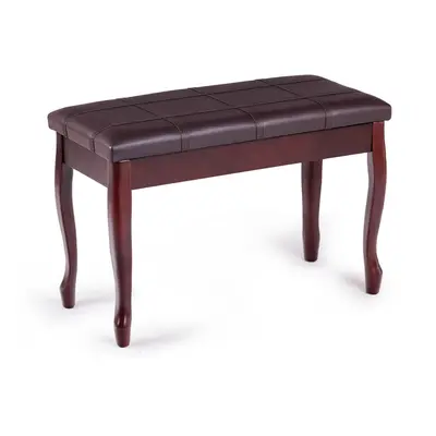 Piano Bench PU Leather W/ Padded Cushion and Storage Compartment