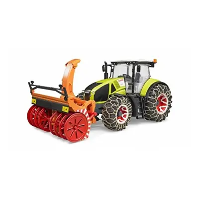 Bruder Claas Axion with Snow Chains & Snow Blower