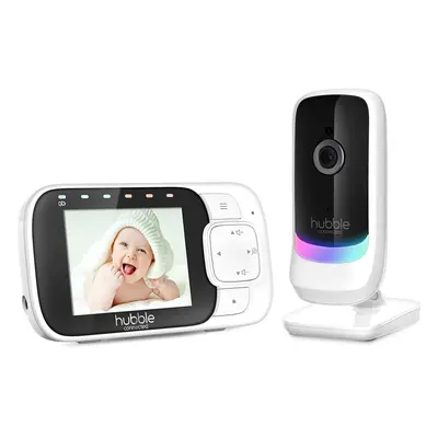 Binatone Hubble Nursery 2.8 inch View Glow Video Baby Monitor, White