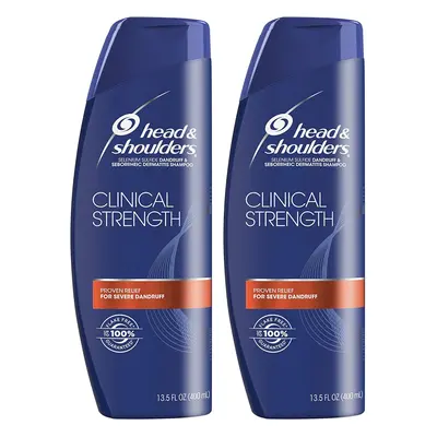 Head and Shoulders Shampoo, Anti Dandruff, Clinical Strength Seborrheic Dermatitis Treatment, 13