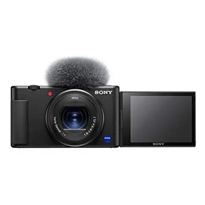 Sony Vlog camera ZV-1 | Digital Camera (Vari-angle Screen for Vlogging, 4K Video) ZV1BDI.EU - Bl