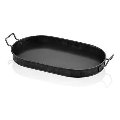 The Mia Black Oval Serving Tray (66 x cm)