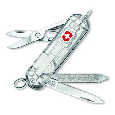 Victorinox Signature Lite Keyring Size Swiss Army Penknife (Silvertech)